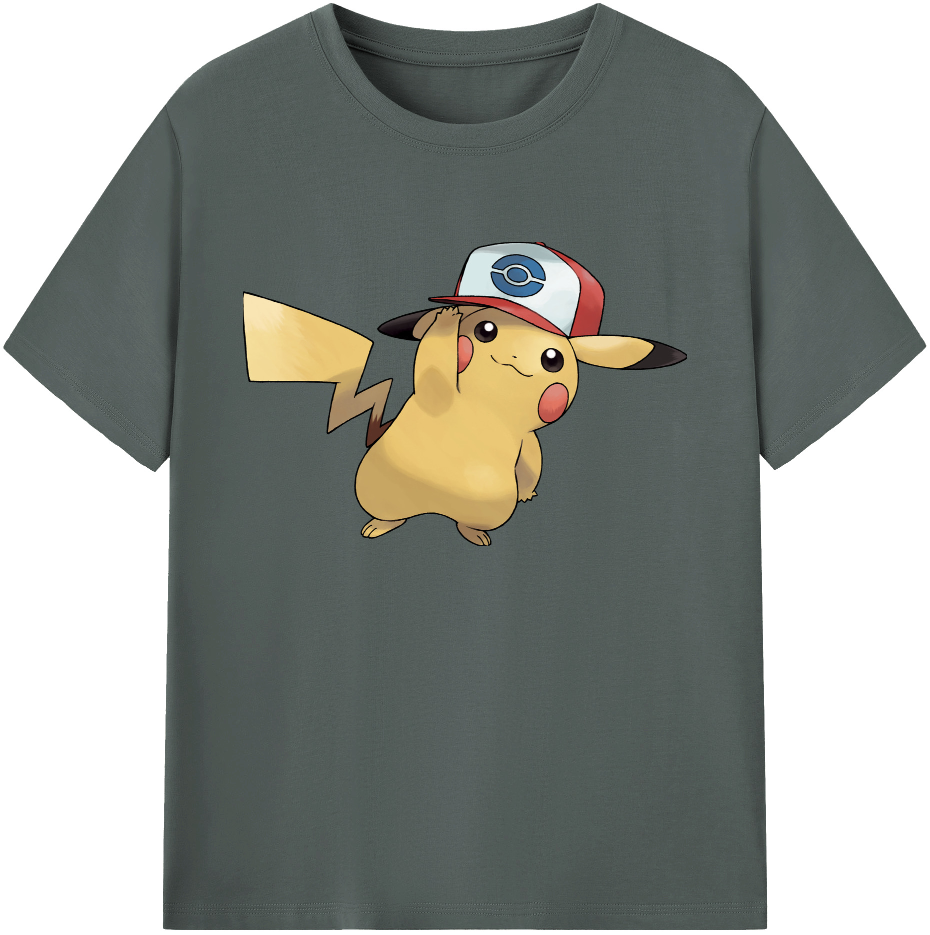 （画像用） ポケットモンスター Pokémon 綿100％ メンズ半袖Tシャツ｜肌触りやわらか＆通気性